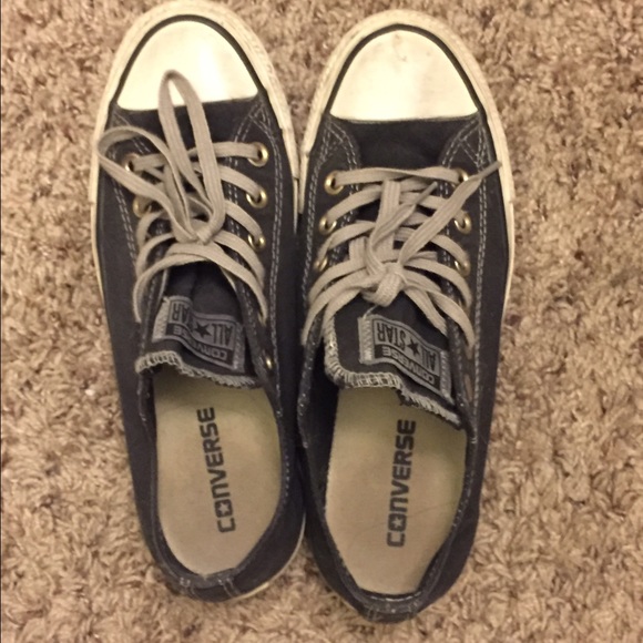 Converse black sneakers