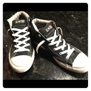 Men's black high top Converse