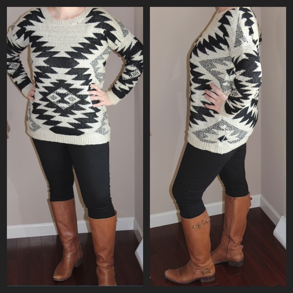 Aztec Knit Sweater - Picture 2 of 2
