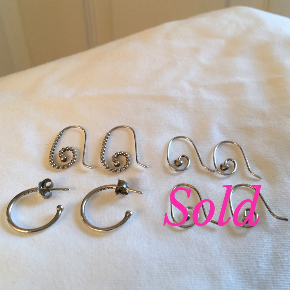 Set of 3 Pandora posts for compose earrings