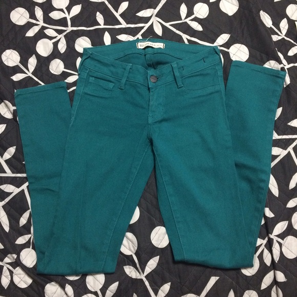 Pacsun Bullhead Teal Jeggings Size 0