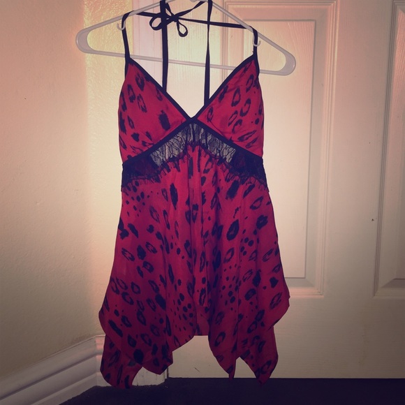 NEW Red Bebe halter top🔥💥