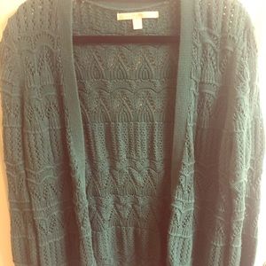 Lauren Conrad Teal Sweater Cardigan