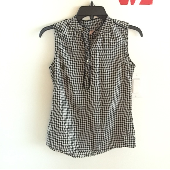 Houndstooth blouse!