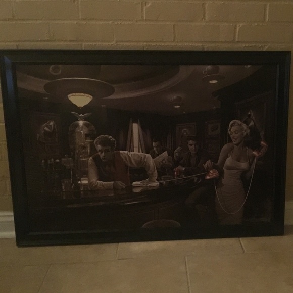 Elvis, James Dean, Marilyn, and Humphrey Picture