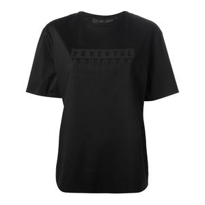 Alexander Wang Black Parental Advisory T-Shirt
