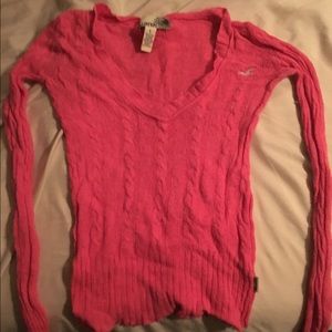Pink Hollister long sleeve shirt