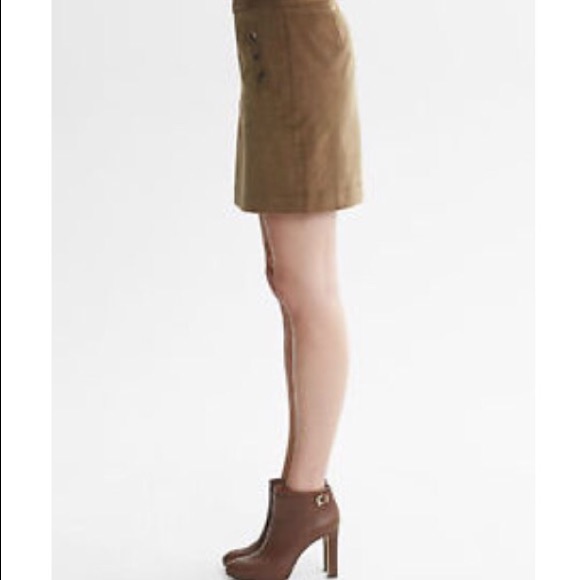 Banana Republic Blue Corduroy Skirt - Picture 2 of 3