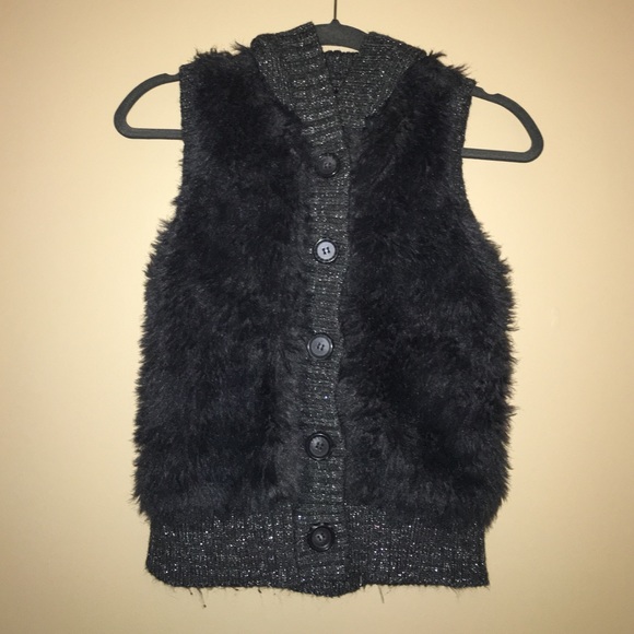 dark gray vest