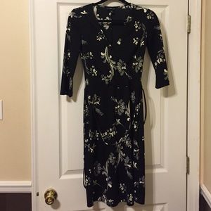 Black H&M 3/4 sleeve dress