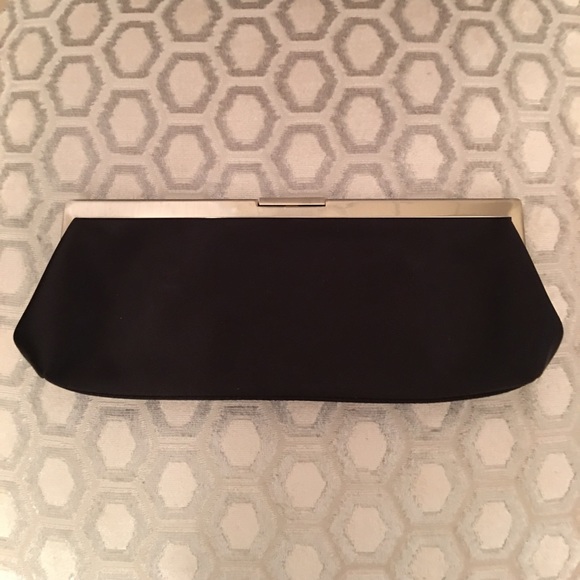 🚫SOLD🚫Calvin Klein Black Silver Clutch Bag - Picture 2 of 4