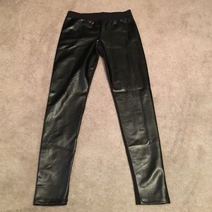 Victoria's Secret leather leggings! NEVER WORN