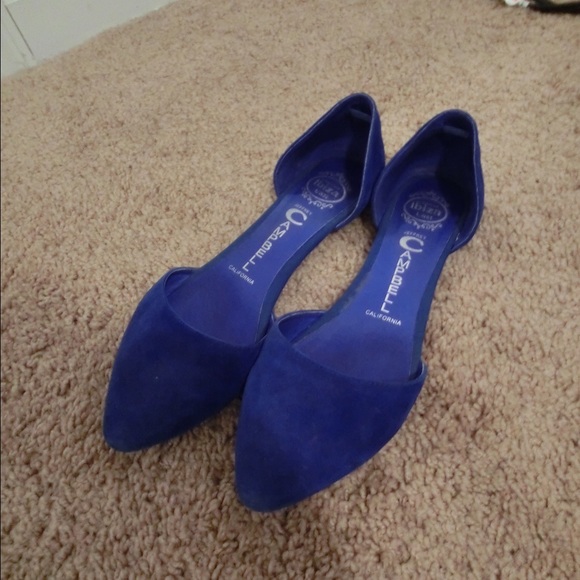 Jeffery Campbell blue flat！
