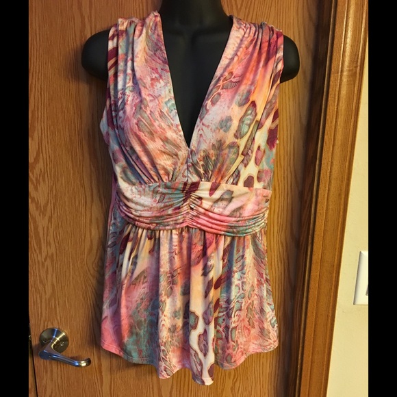 Print blouse.