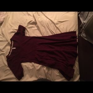 Maroon Xhilaration dress from Target