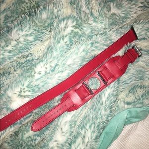 Double tour Apple Watch band in RED