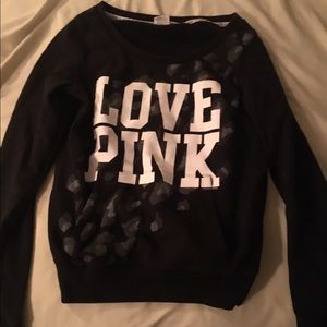 Black Victoria's Secret Pink pullover