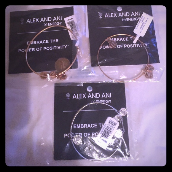 Three Alex And Ani bracelets!