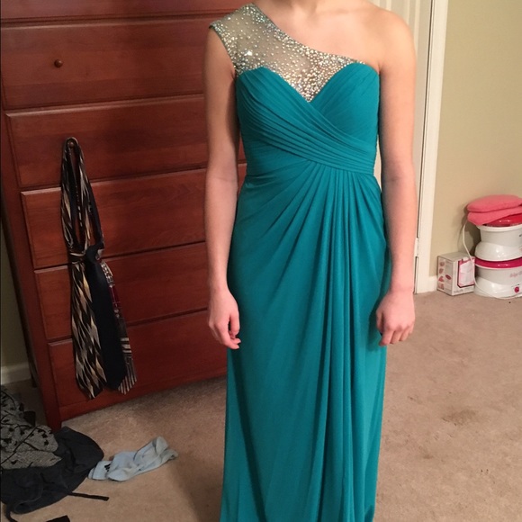 Teal prom/formal dress