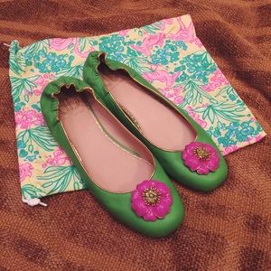 Lilly Pulitzer Ballet Flats w/ dust bag!!!