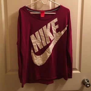 3/4 sleeve Nike workout top