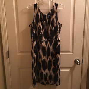 Black and white dress