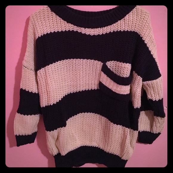 Striped Oversized Sweater