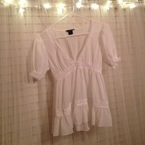 Boho loose fitting blouse