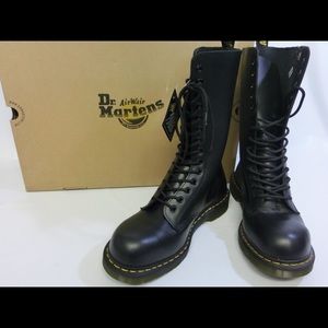Doc Marten's Black Combat Boot Women's 9