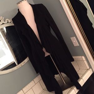 Black cardigan