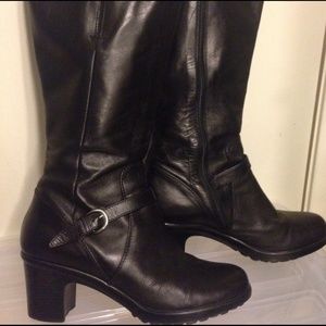 Dansko black leather boots