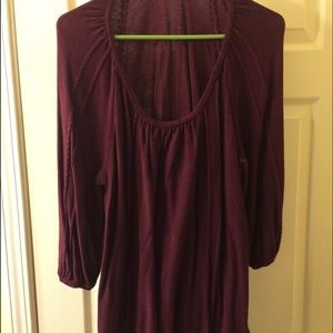 2x Maurice's purple sweater 3/4 sleeve