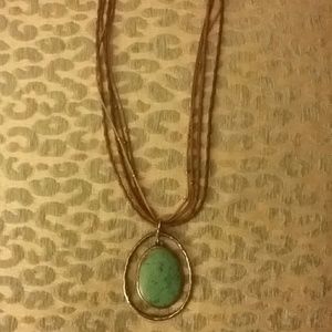 Silpada necklace sterling and turquoise