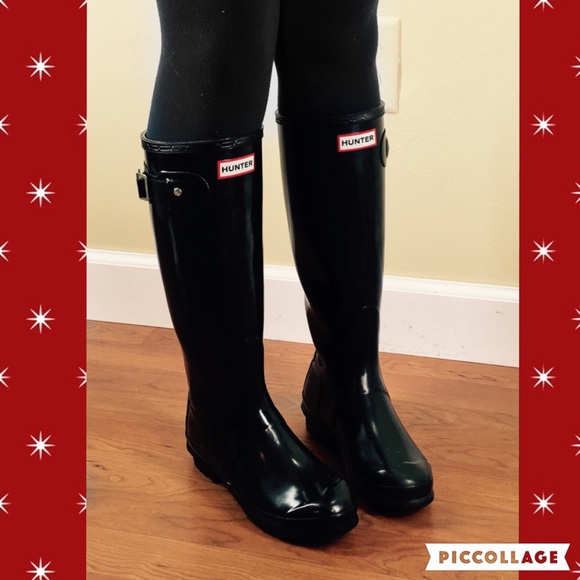 π¨SOLDπ¨ Original Hunter Tall Gloss Boots - Picture 4 of 4