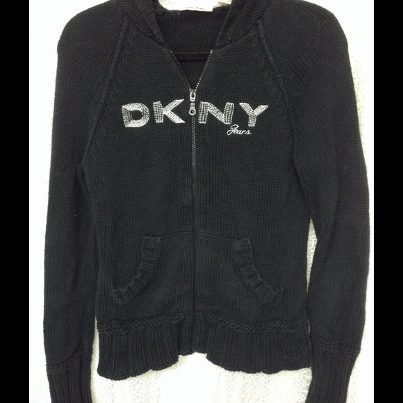 Dkny zip sweater