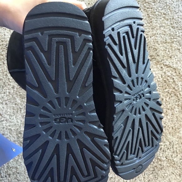 Black tall ugg boots