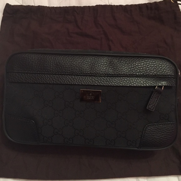 Gucci black belt bag