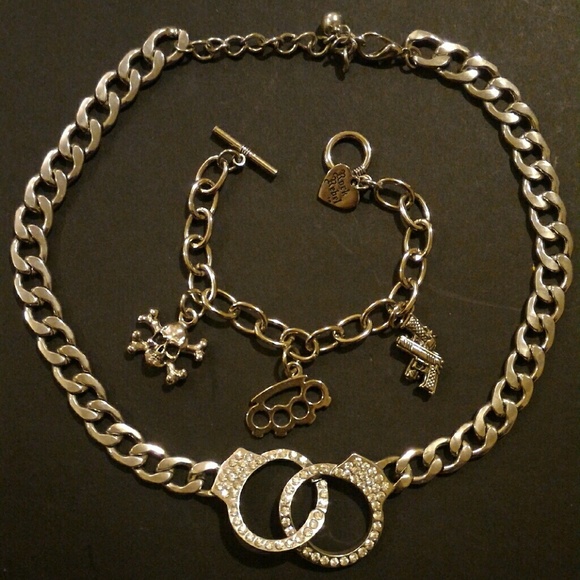 Rock Rebel Silver Jewelry Set