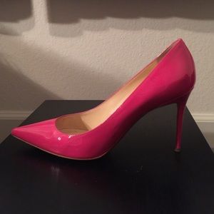 Pink Christian louboutin pumps