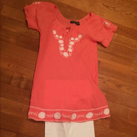 !!!!$$$$$⬇️⬇️⬇️⬇️Coral tunic