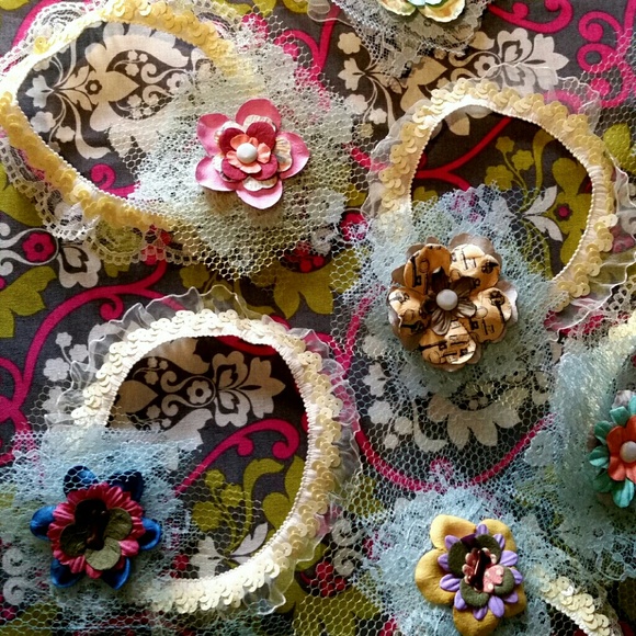 Set of 4 dog pet neck bling Handmade grooming shop