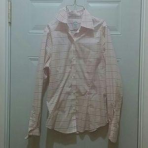 Brooks Brothers collar pink shirt