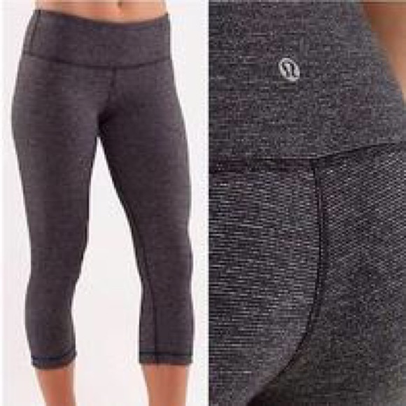 Lulu Lemon Gray Capris