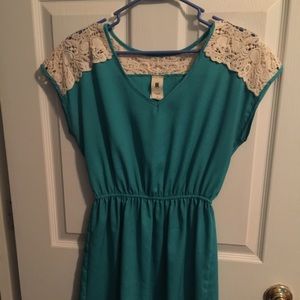 Blue/green boutique dress