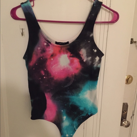 Galaxy print onesy