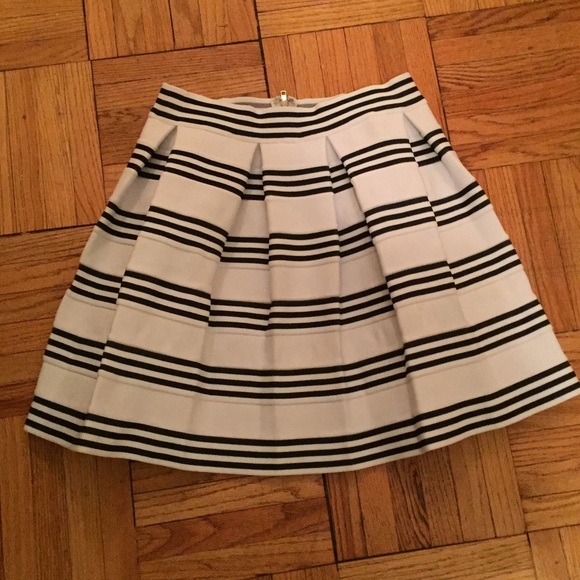 Structure navy and white skirt