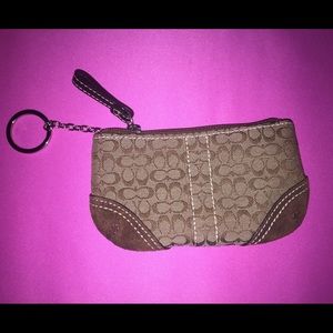 Coach Signature Keychain. 100% Authentic.