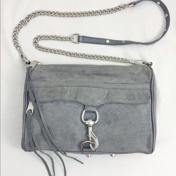 Rebecca Minkoff Perforated Mini Mac Crossbody SOLD - Picture 1 of 4