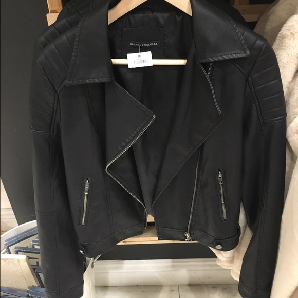 Brandy Melville leather jacket