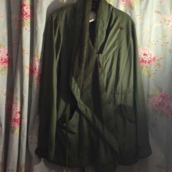 Oversized Green Jacket